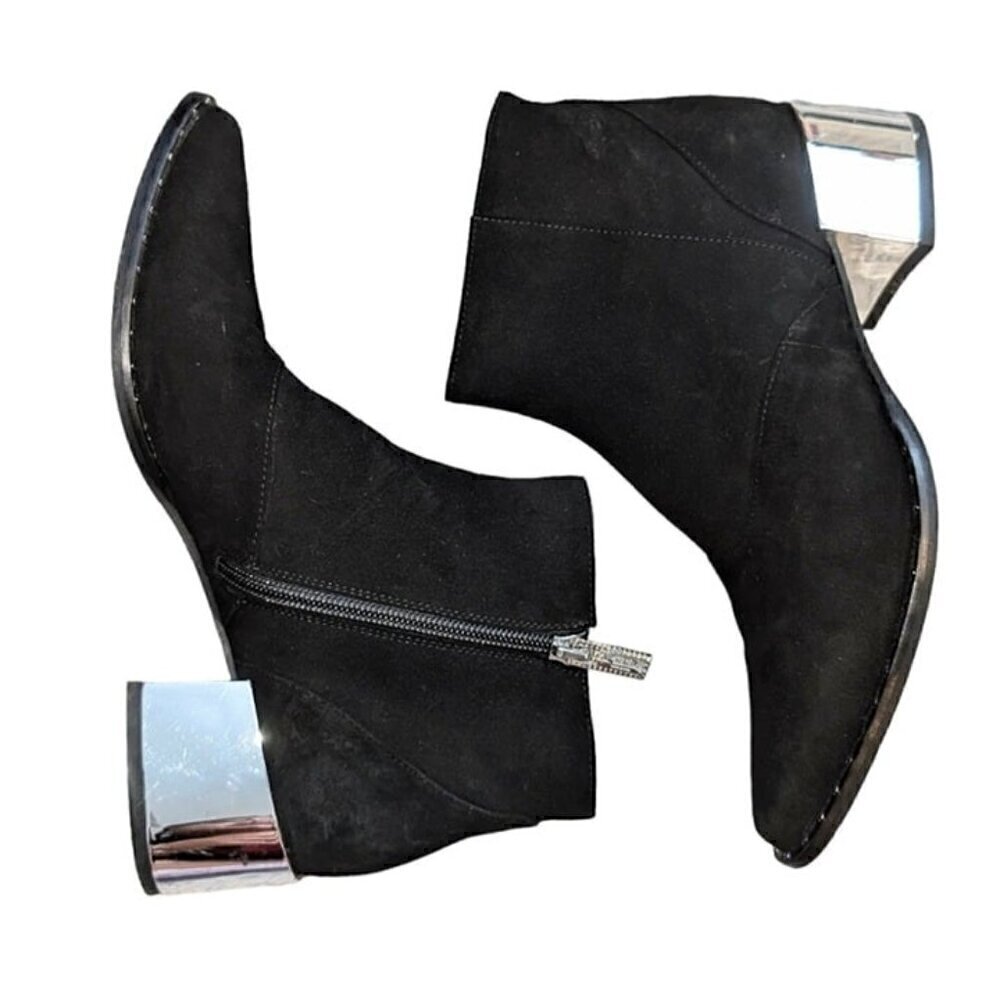 Ivy Kirzhner Cirque Black Leather Ankle Boot size 38.5